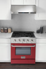KUCHT Professional 30 in. 4.2 cu. ft. Dual Fuel Range for Natural Gas with Sealed Burners and Convection Oven in Stainless Steel