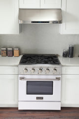 KUCHT Professional 30 in. 4.2 cu. ft. Propane Gas Range with Sealed Burners and Convection Oven in Stainless Steel