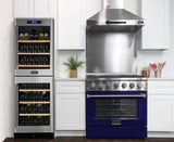 KUCHT Professional 36 in. 5.2 cu. ft. Propane Gas Range with Sealed Burners and Convection Oven in Stainless Steel