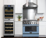 KUCHT Professional 36 in. 5.2 cu. ft. Propane Gas Range with Sealed Burners and Convection Oven in Stainless Steel