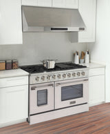 KUCHT Professional 48 in. 6.7 cu. ft. Propane Gas Range with Sealed Burners, Griddle/Grill and Two Ovens - One Convection - in Stainless Steel