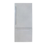 36 in. Width 19 8 cu. ft. Built In Bottom Freezer Refrigerator in Custom Panel Ready Counter Depth