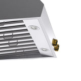 30 in. 900 1200 CFM Ducted Under Cabinet Range Hood in Stainless Steel with Gold Accents and Digital Controls