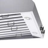 30 in. 900 1200 CFM Ducted Wall Mount Range Hood in Stainless Steel with Digital Controls