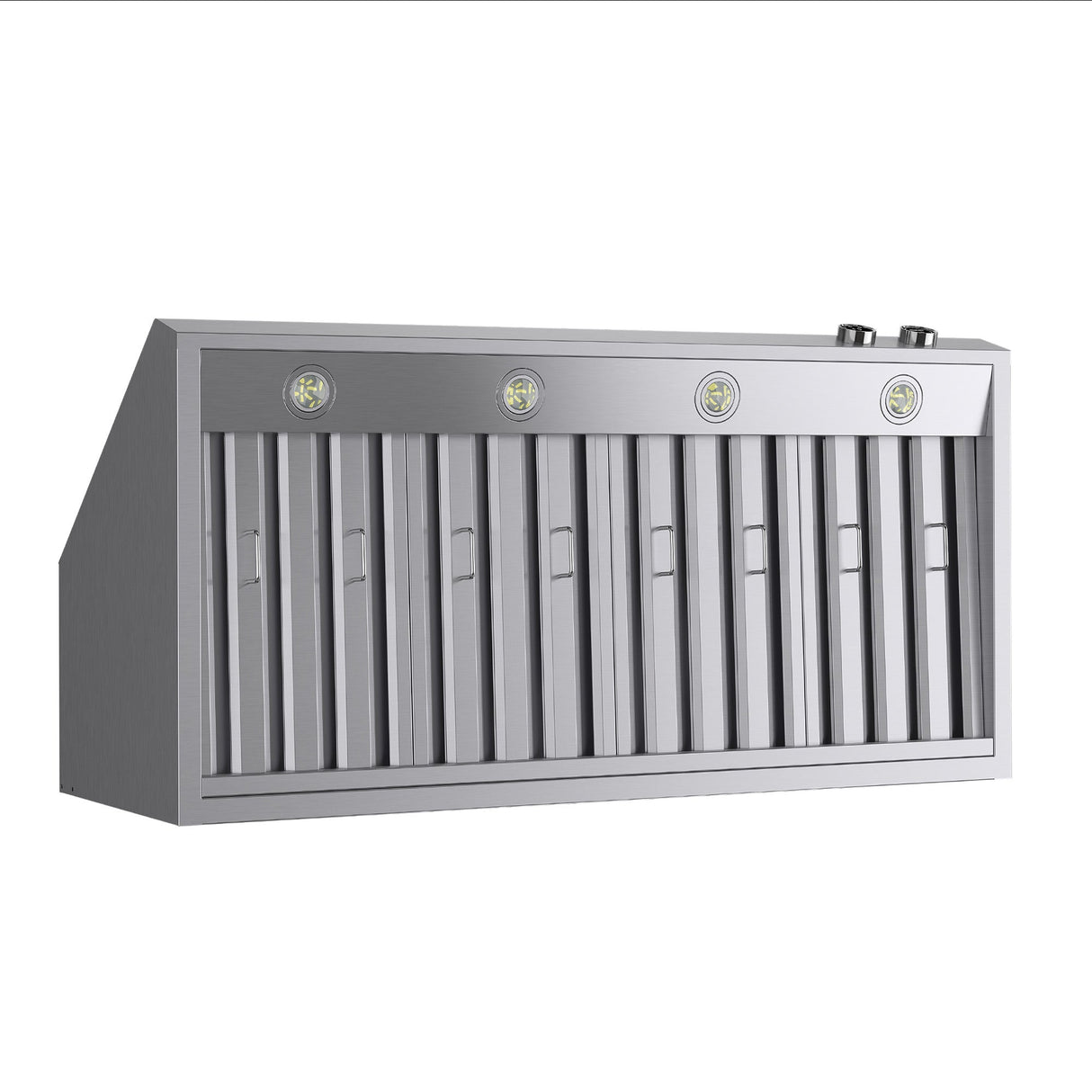48 in. 900 1200 CFM Ducted Wall Mount Range Hood in Stainless Steel with Digital Controls