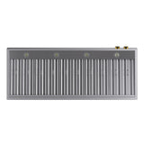 60 in. 900 1200 CFM Ducted Under Cabinet Range Hood in Stainless Steel with Gold Accents and Digital Controls