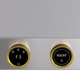 60 in. 900 1200 CFM Ducted Under Cabinet Range Hood in Stainless Steel with Gold Accents and Digital Controls