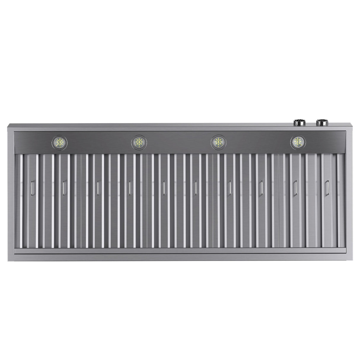 60 in. 900 1200 CFM Ducted Wall Mount Range Hood in Stainless Steel with Digital Controls