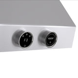 60 in. 900 1200 CFM Ducted Wall Mount Range Hood in Stainless Steel with Digital Controls