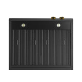 30 in. 900 1200 CFM Ducted Under Cabinet Range Hood in Titanium Stainless Steel with Gold Accents and Digital Controls