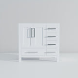 Jacques 36 in. W x 22 in. D Left Offset White Bath Vanity
