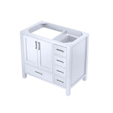Jacques 36 in. W x 22 in. D Left Offset White Bath Vanity
