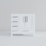 Jacques 36 in. W x 22 in. D Right Offset White Bath Vanity