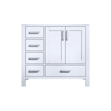 Jacques 36 in. W x 22 in. D Right Offset White Bath Vanity