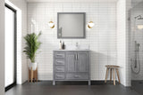 Jacques 72 in. Freestanding Bathroom Vanity with White Quartz Top, White Square Sink