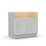 Liberty Shaker Ashen - 36 Inch Farm Sink Base Cabinet - 36" Width x 34.5" Height x 24" Depth