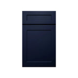 Liberty Shaker Blue - 9 Inch Height Single Door Wall Cabinet - 09" Width x 36" Height x 12" Depth