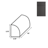 Liberty Shaker Grey - 0.75 Inch Trims Accessories - .75" Width x .75" Height x 96" Depth