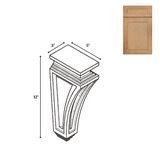 Liberty Shaker Karamel - 3 Inch Structural Accessories - 3" Width x 12" Height x 5" Depth