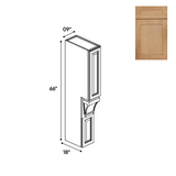 Liberty Shaker Karamel - 9 Inch Hood Spice Racks Accessories - 09" Width x 66" Height x 18" Depth