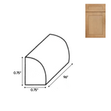 Liberty Shaker Karamel - 0.75 Inch Trims Accessories - .75" Width x .75" Height x 96" Depth