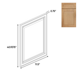 Liberty Shaker Karamel - 11.5 Inch Decorative End Panel Doors Accessories - 11.5" Width x 40.9375" Height x .75" Depth