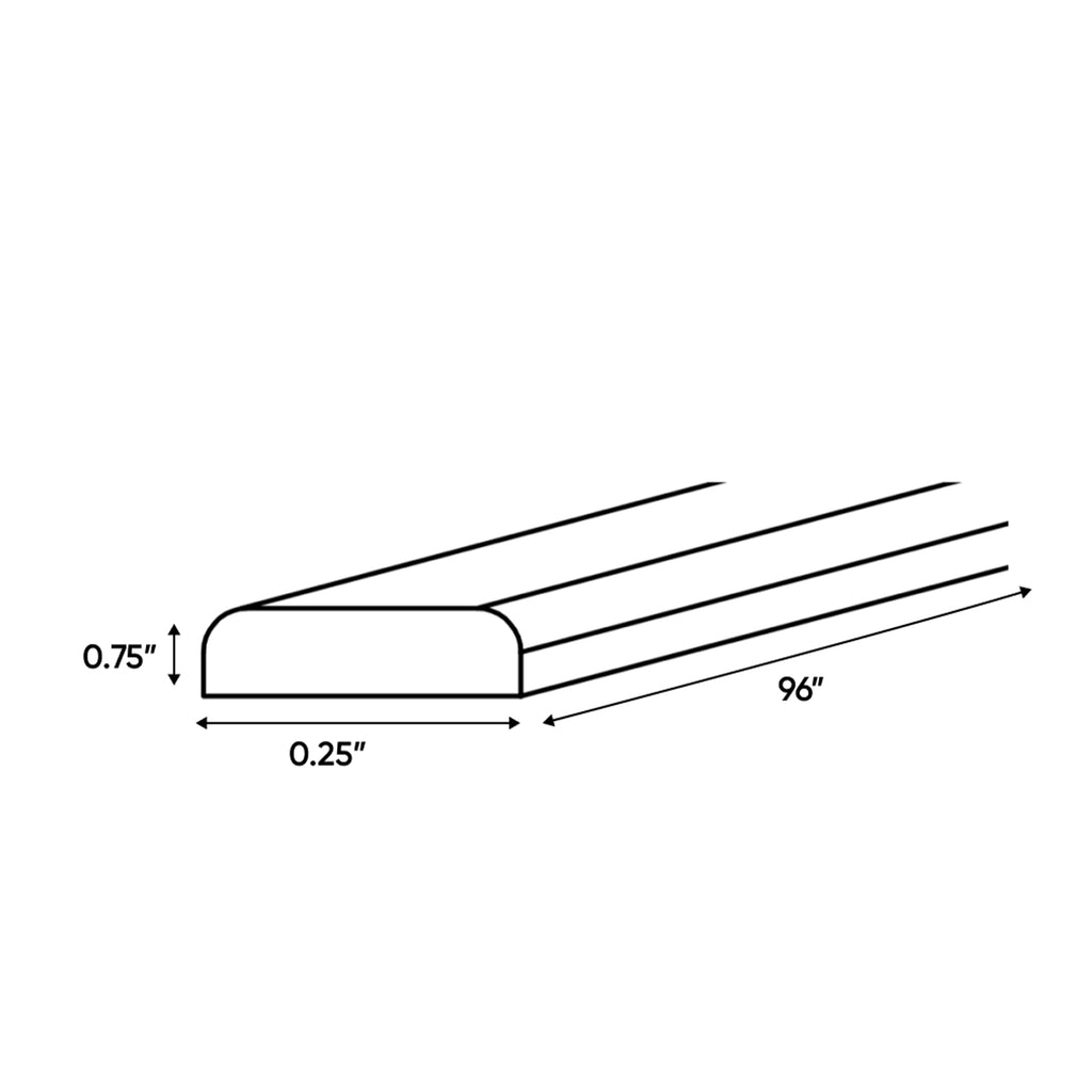 Avalon Ashen - Batten Molding - 0.25 Inch Trims Accessories - .25