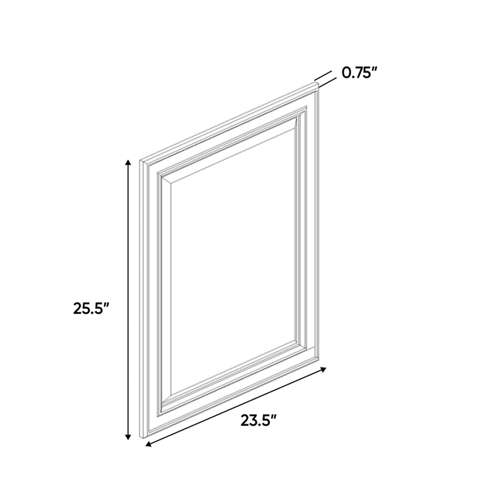 Windsor Ashen - 23.5 Inch Decorative End Panel Doors Accessories - 23.5