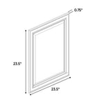Liberty Shaker Grey - 23.5 Inch Decorative End Panel Doors Accessories - 23.5" Width x 30" Height x 0.75" Depth