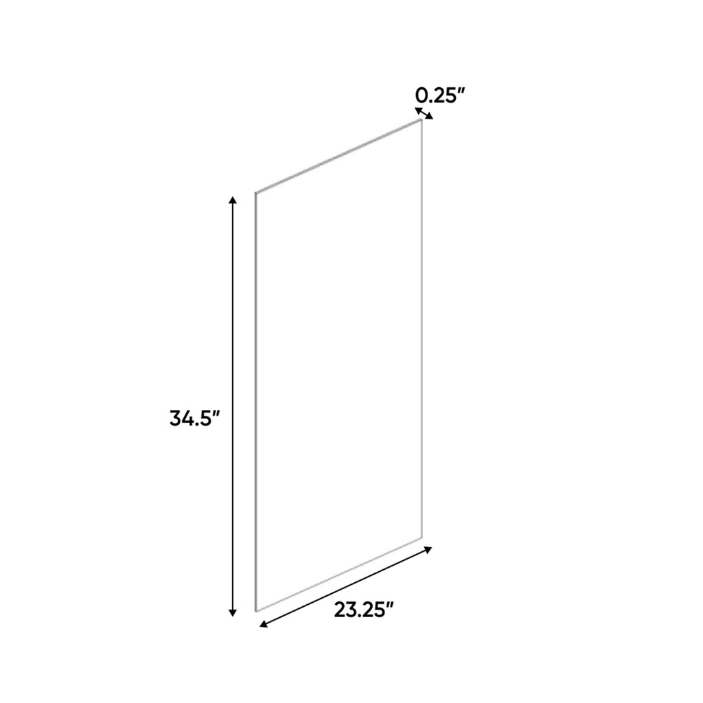 Belmont Grey - 23.25 Inch Side Finished Skins Accessories - 23.25
