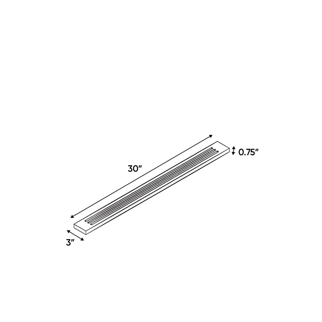 Liberty Shaker Blue - 3 Inch Flutted Wall Fillers Accessories - 3