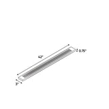 Slim Shaker Karamel - 3 Inch Flutted Wall Fillers Accessories - 3" Width x 42" Height x .75" Depth