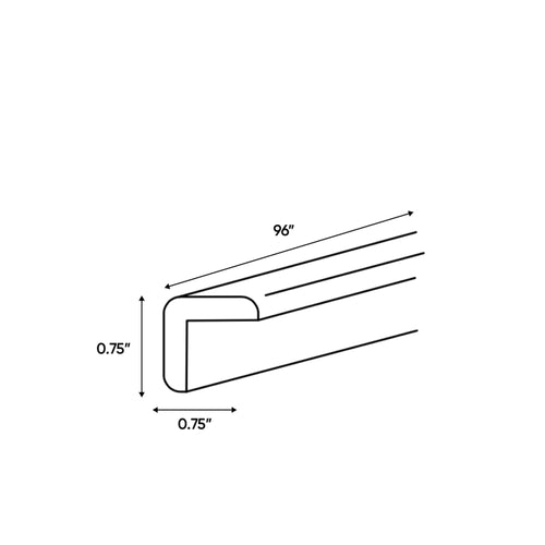 Windsor Ashen - 0.75 Inch Trims Accessories - .75