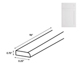 Liberty Shaker White - Scribe Molding - 0.25 Inch Trims Accessories - .25" Width x .75" Height x 96" Depth