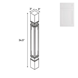 Liberty Shaker White - 3 Inch Structural Accessories - 3" Width x 34.5" Height x 3" Depth