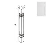 Liberty Shaker White - 3 Inch Structural Accessories - 3" Width x 42" Height x 3" Depth