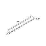 Liberty Shaker Espresso - 6 Inch Wall Fillers Accessories - 6" Width x 96" Height x .75" Depth