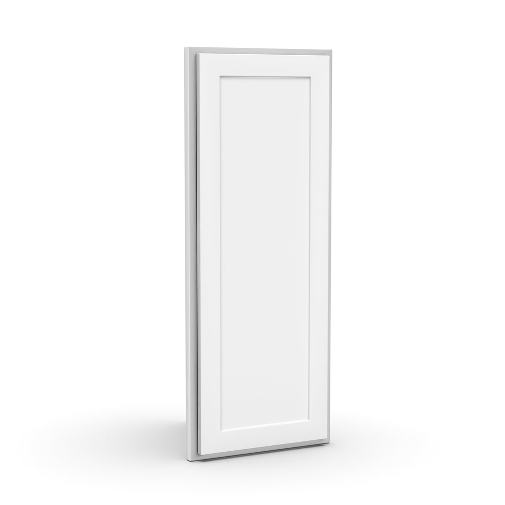 Liberty Shaker White - 30 Inch Corner Wall Angle End Cabinets - 12