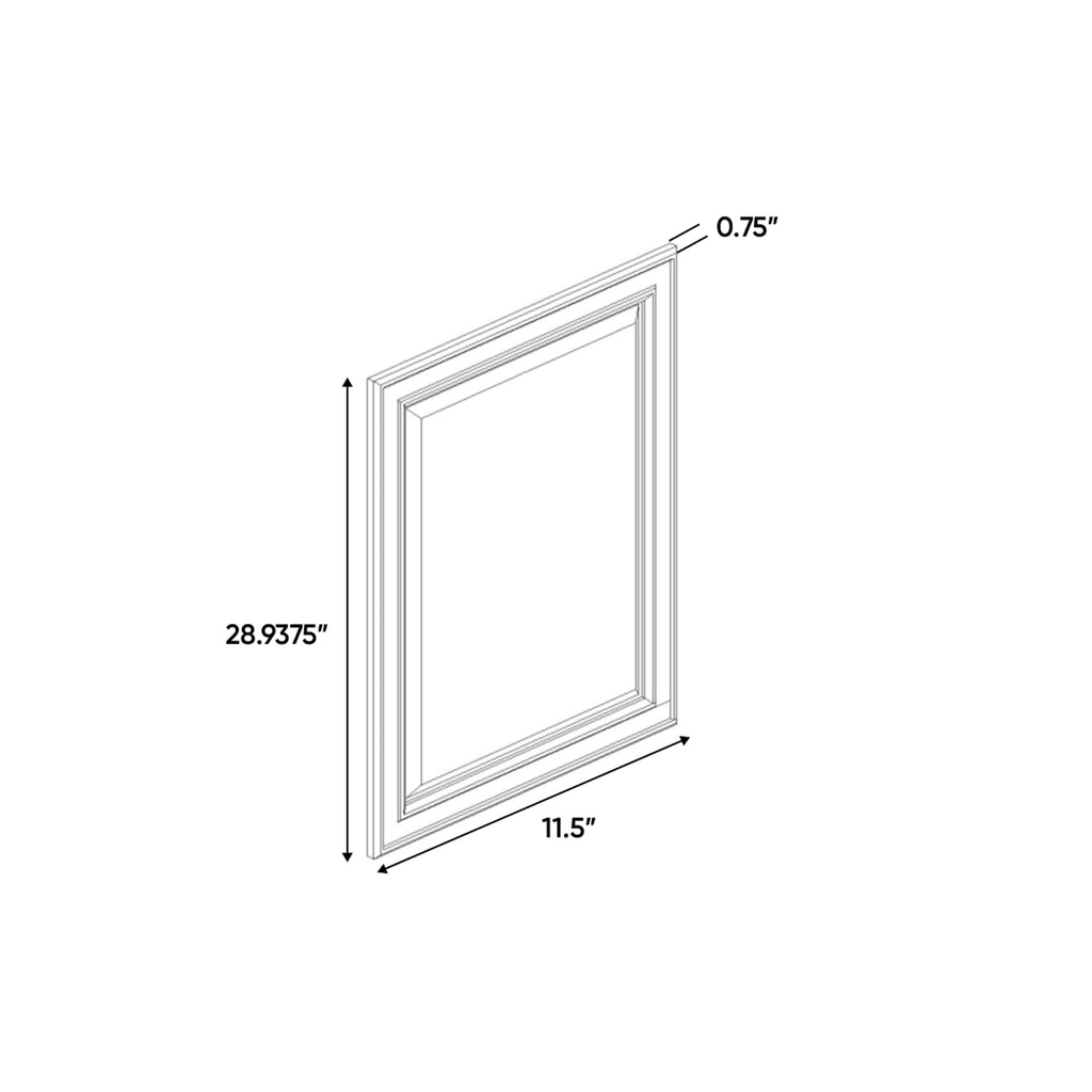 Atlas Blanco - 11.5 Inch Decorative End Panel Doors Accessories - 11.5