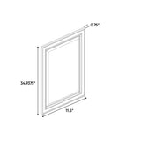 Liberty Shaker Espresso - 11.5 Inch Decorative End Panel Doors Accessories - 11.5" Width x 34.9375" Height x .75" Depth