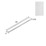 Liberty Shaker White - 3 Inch Wall Fillers Accessories - 3" Width x 30" Height x .75" Depth