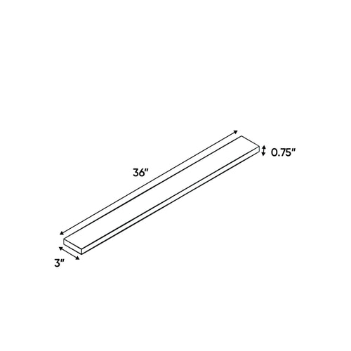Windsor Ashen - 3 Inch Wall Fillers Accessories - 3