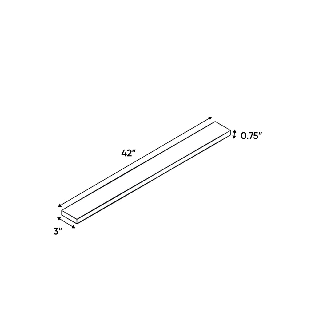 Liberty Shaker Espresso - 3 Inch Wall Fillers Accessories - 3