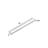 Charleston Driftwood - 3 Inch Wall Fillers Accessories - 3" Width x 42" Height x .75" Depth