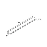 Atlas Blanco - 6 Inch Wall Fillers Accessories - 6" Width x 30" Height x .75" Depth