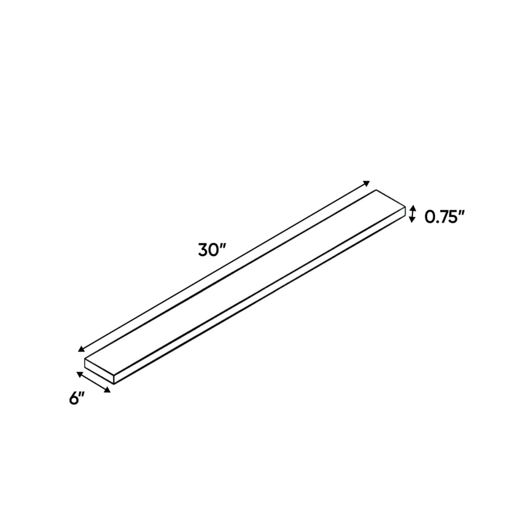 Liberty Shaker Espresso - 6 Inch Wall Fillers Accessories - 6