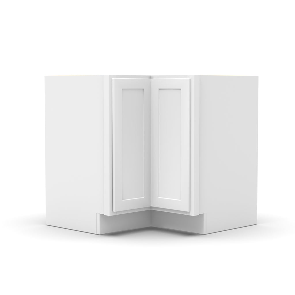 Liberty Shaker White - 36 Inch Wall Square Corner Wall Cabinet - 24