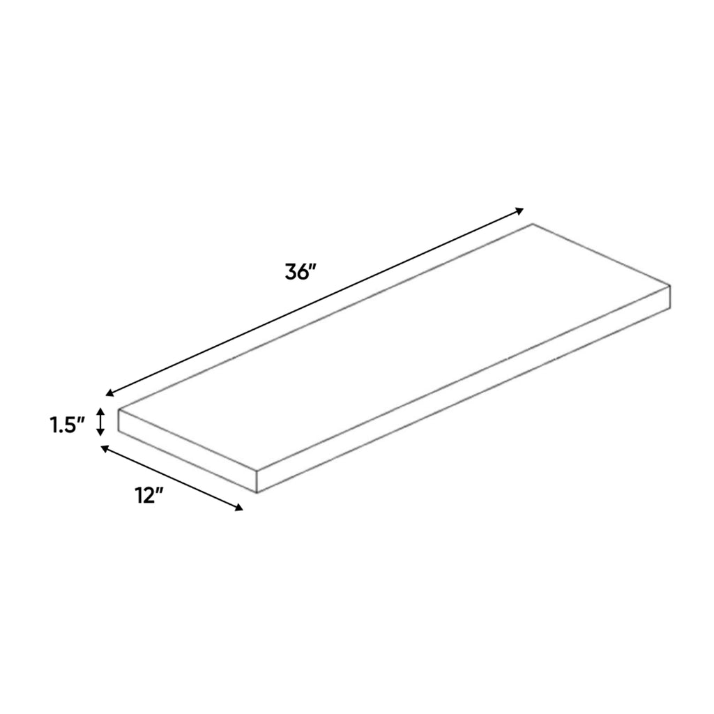 Liberty Shaker Espresso - 36 Inch Wall Shelf Accessories - 36