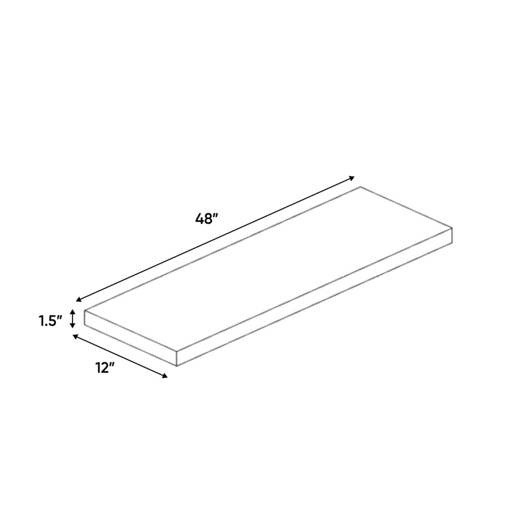 Liberty Shaker Blue - 48 Inch Wall Shelf Accessories - 48