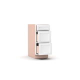Liberty Shaker White - 15 Inch Three Drawer Base Cabinet - 15" Width x 34.5" Height x 24" Depth